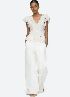 Sea New York Addie Top Cream Cheap