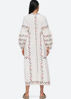 Sea New York Alicia L/S Dress Cream Sale
