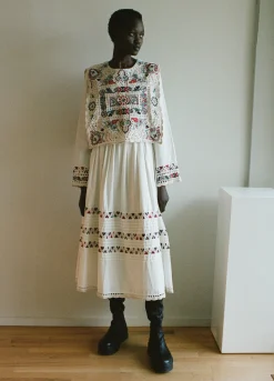 Sea New York Alicia Skirt Cream Flash Sale