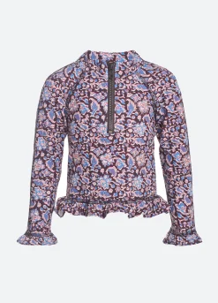 Sea New York Amaki Kids Rash Guard Lilac Hot