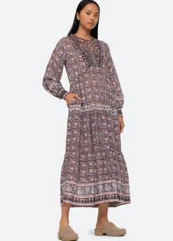 Sea New York Amaki L/S Dress Lilac Outlet