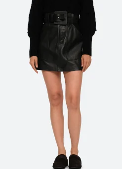 Sea New York Ayden Mini Skirt Black Fashion