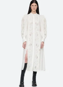 Sea New York Baylin L/S Dress Cream Clearance