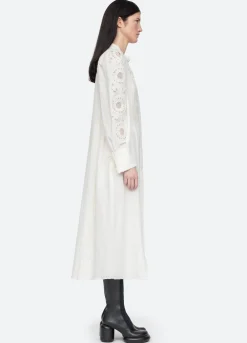 Sea New York Baylin L/S Dress Cream Clearance