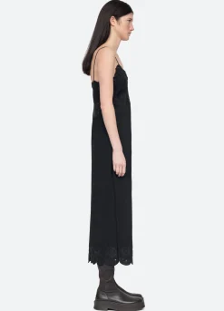 Sea New York Baylin Slip Dress Black Outlet