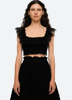 Sea New York Blaine Crop Top Black Best Sale