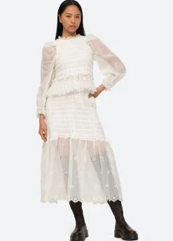 Sea New York Blaine Top Eggshell Clearance