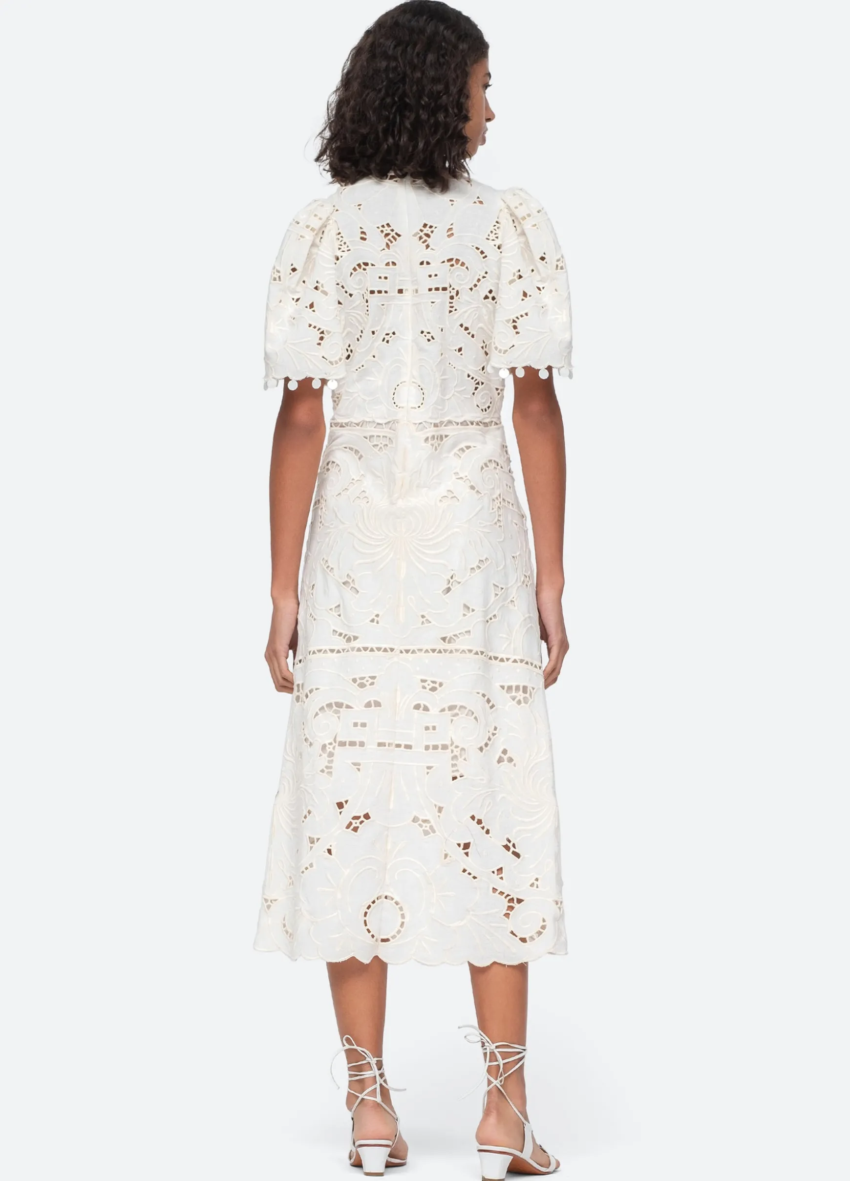 Sea New York Blaire S/S Dress White Outlet