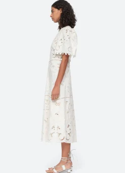 Sea New York Blaire S/S Dress White Outlet