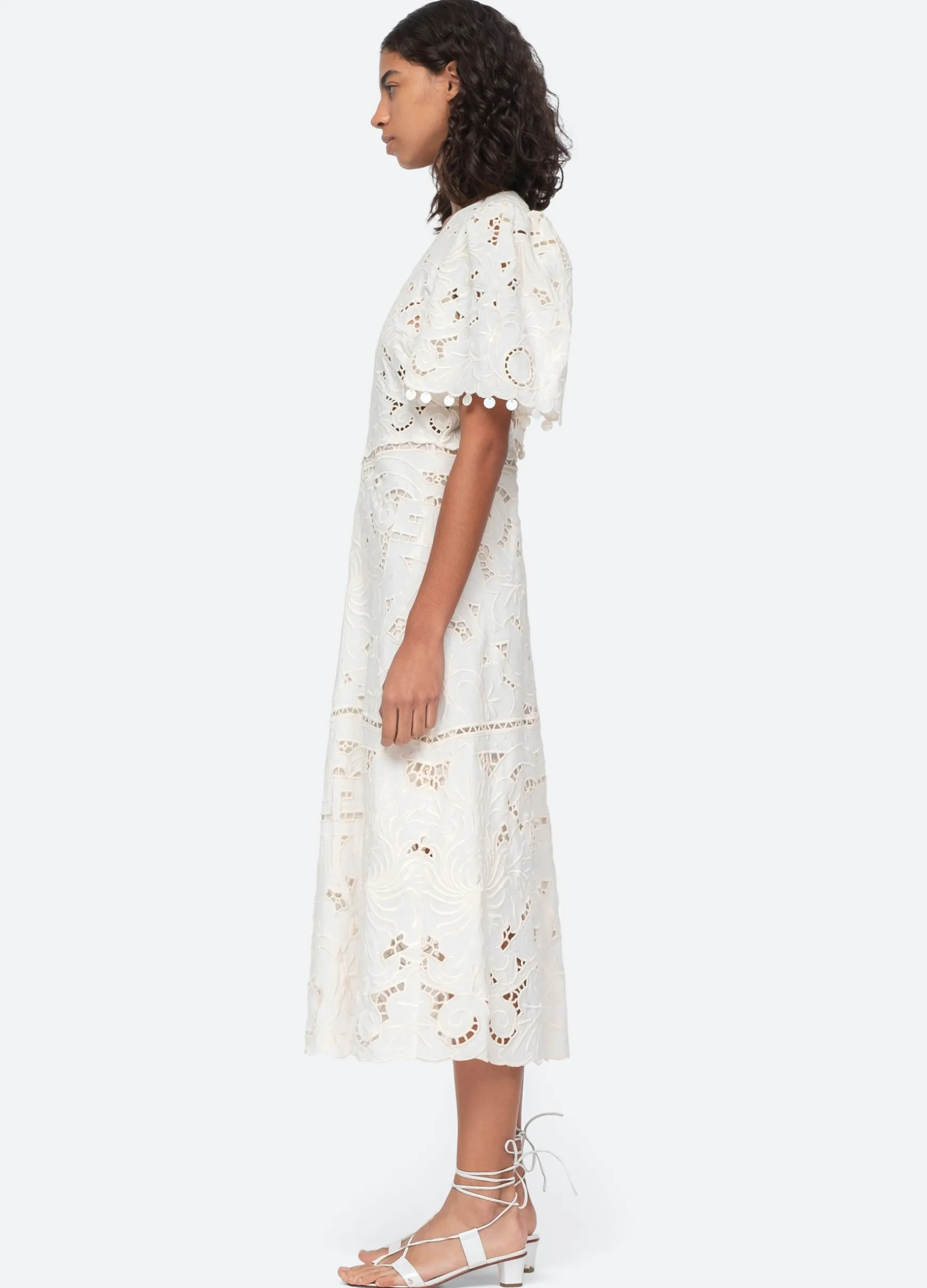 Sea New York Blaire S/S Dress White Outlet
