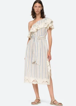 Sea New York Brady One Shoulder Dress Multi Discount