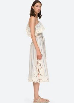 Sea New York Brady One Shoulder Dress Multi Discount