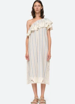 Sea New York Brady One Shoulder Dress Multi Discount
