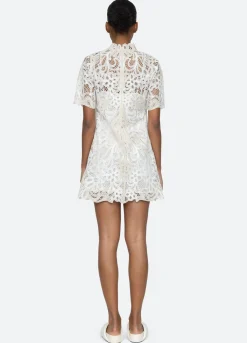 Sea New York Branca S/S Dress Cream Fashion
