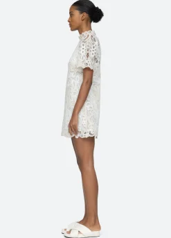 Sea New York Branca S/S Dress Cream Fashion
