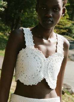 Sea New York Camila Crop Top White Store