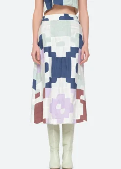 Sea New York Cari Skirt Mint Flash Sale