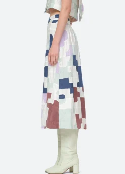 Sea New York Cari Skirt Mint Flash Sale