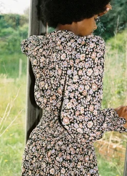 Sea New York Carson Smocked Dress Multi Sale