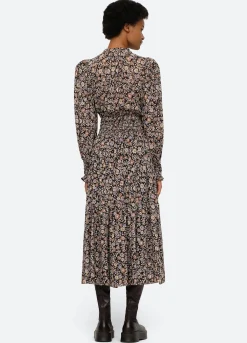 Sea New York Carson Smocked Dress Multi Sale