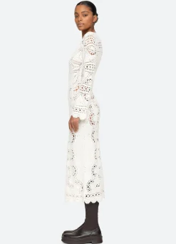 Sea New York Carter Dress White Shop