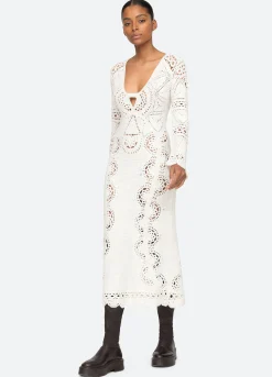 Sea New York Carter Dress White Shop