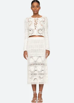 Sea New York Carter Skirt White Shop
