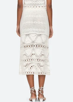Sea New York Carter Skirt White Shop