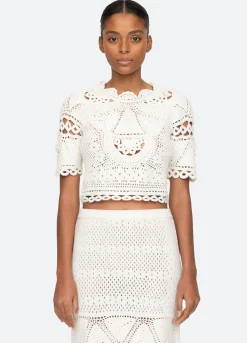 Sea New York Carter Sweater White Store