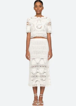 Sea New York Carter Sweater White Store