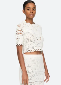 Sea New York Carter Sweater White Store