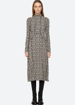 Sea New York Della L/S Dress Multi Flash Sale