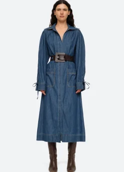 Sea New York Fallon Dress Blue Cheap