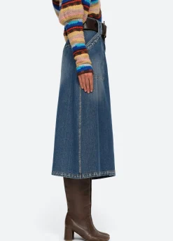 Sea New York Fallon Skirt Blue Discount