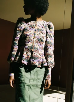 Sea New York Felicity Cardigan Multi Hot