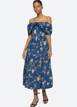 Sea New York Julian Dress Navy Hot