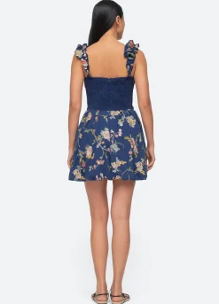 Sea New York Julian Mini Dress Navy Sale