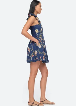 Sea New York Julian Mini Dress Navy Sale