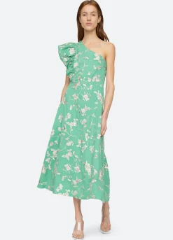 Sea New York Julian One Shoulder Dress Mint Best Sale