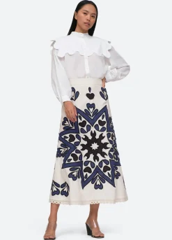 Sea New York Kaia Skirt Navy Store