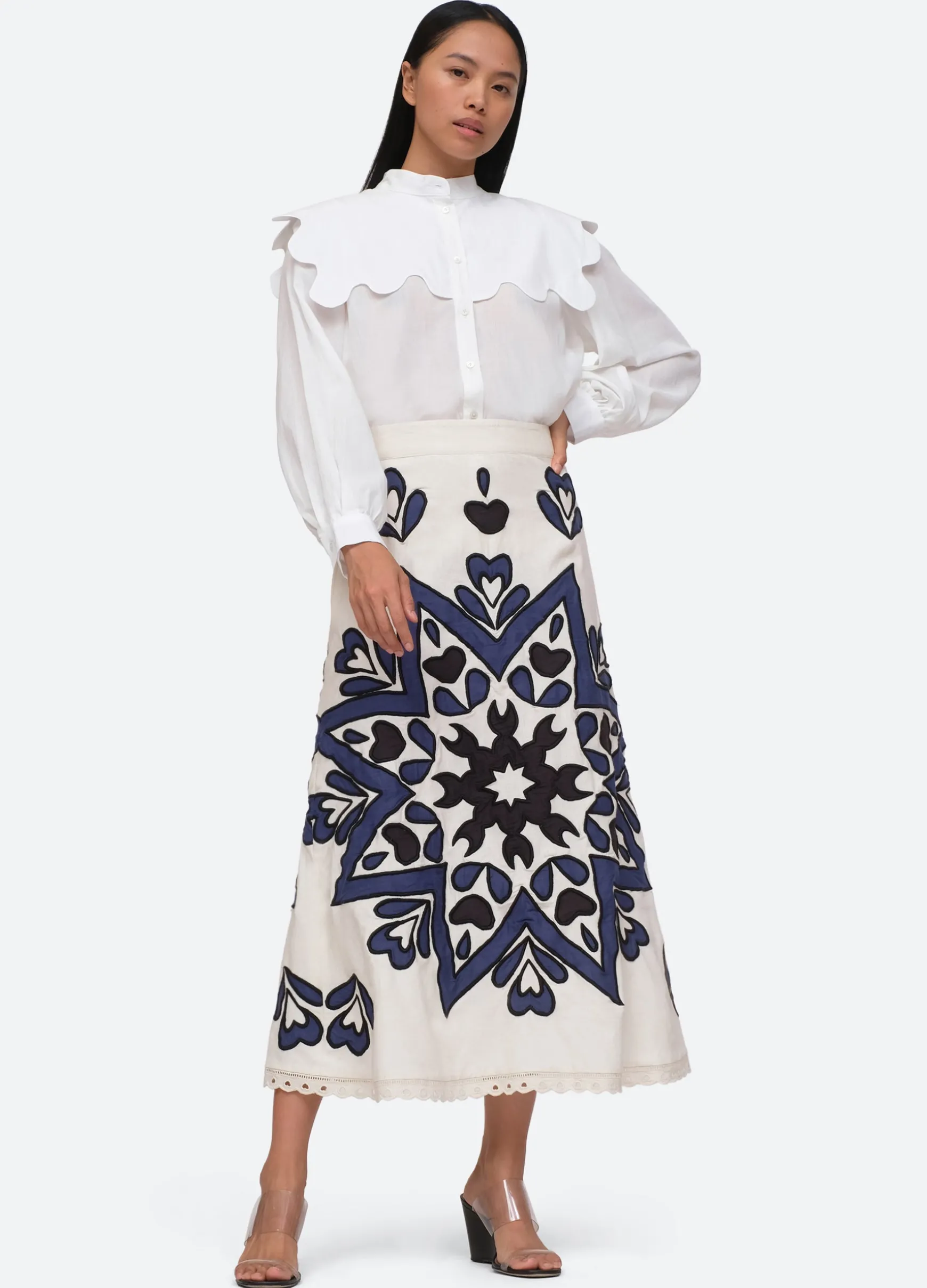 Sea New York Kaia Skirt Navy Store