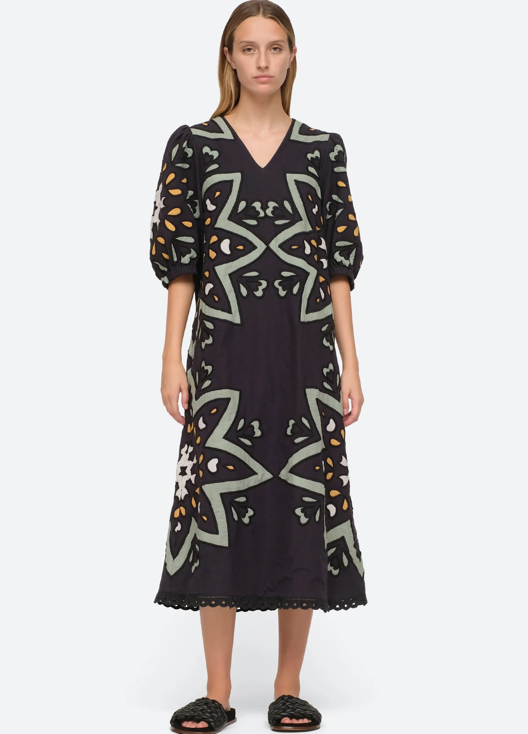 Sea New York Kaia V-Neck Dress Shop