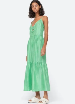 Sea New York Kyle Slip Dress Lime Best