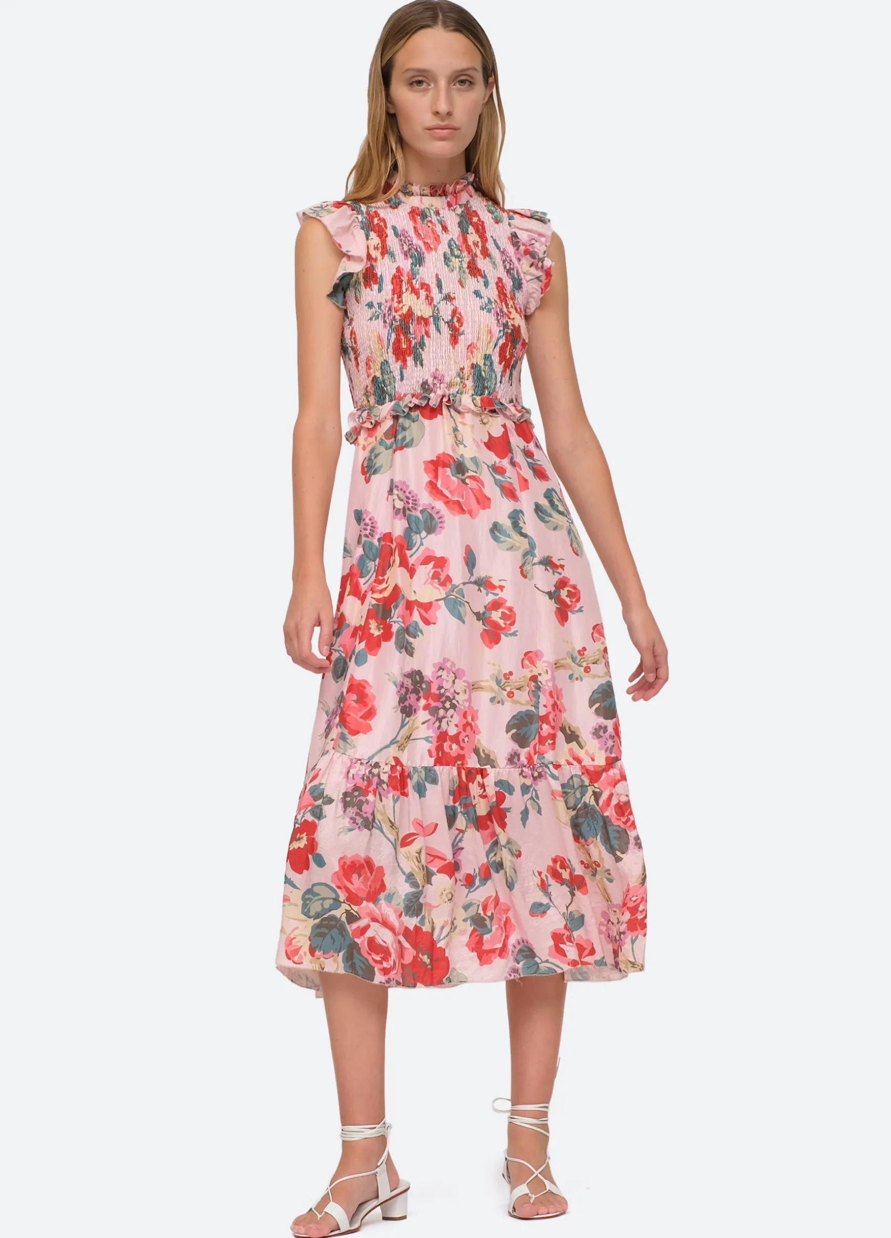 Sea New York Lanie Smocked Dress Multi Outlet