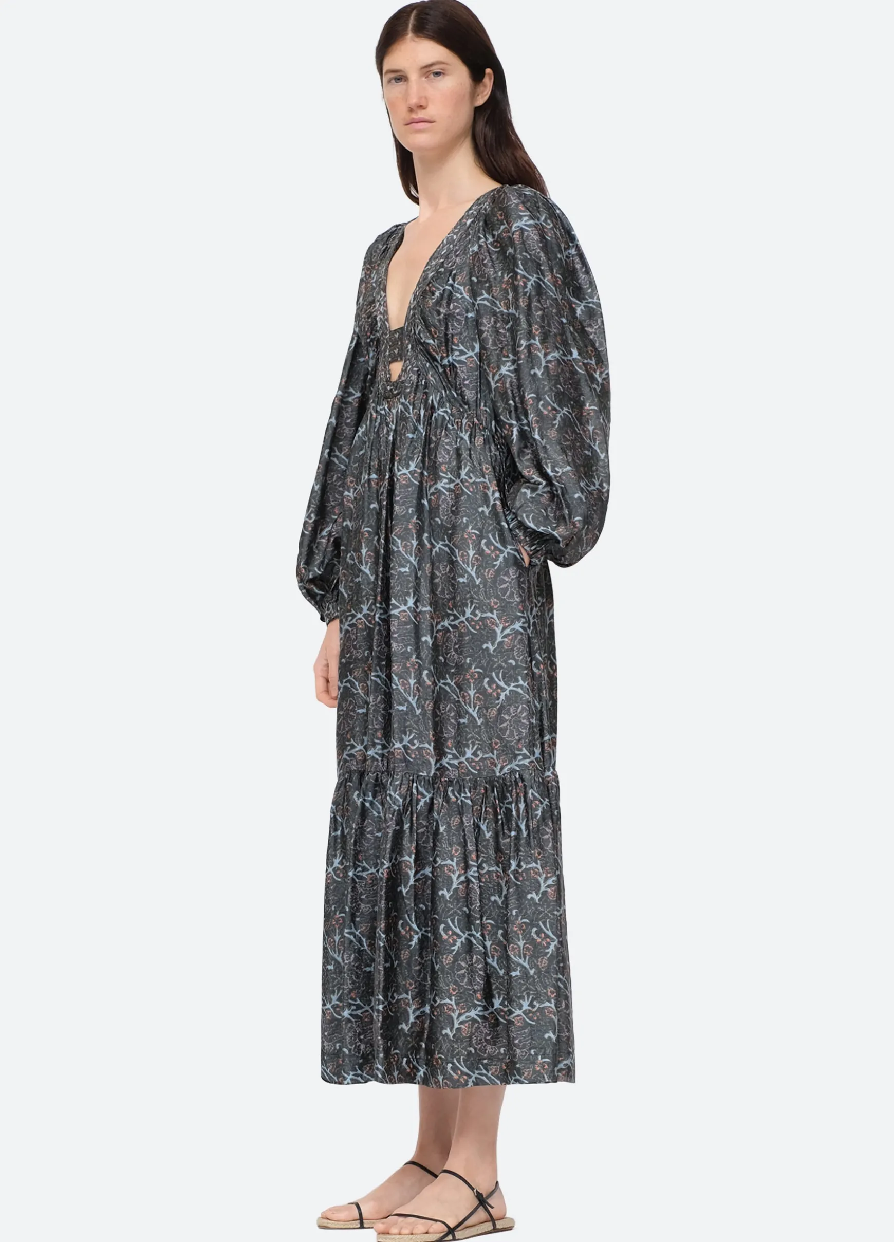 Sea New York Marlee L/S Dress Black Cheap