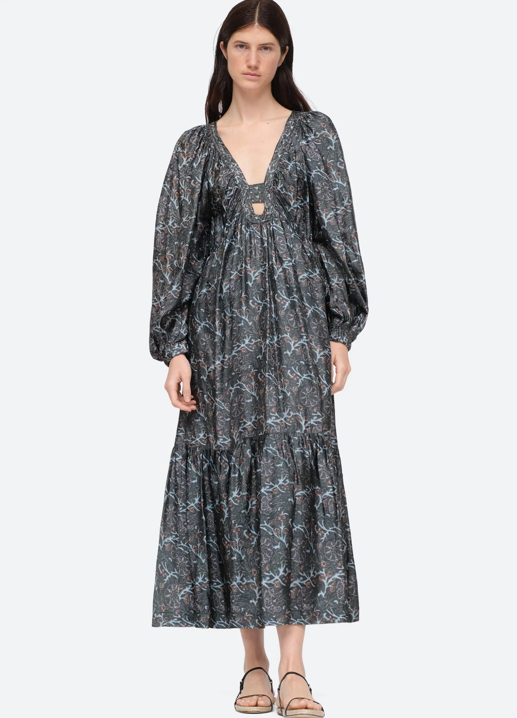 Sea New York Marlee L/S Dress Black Cheap