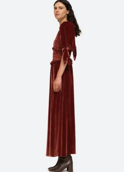 Sea New York Mayde Dress Rust Clearance