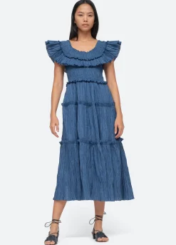 Sea New York Micah Dress Ocean Cheap