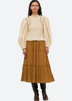 Sea New York Paco Smocked Top Fashion