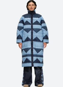 Sea New York Palmer Coat Multi Clearance